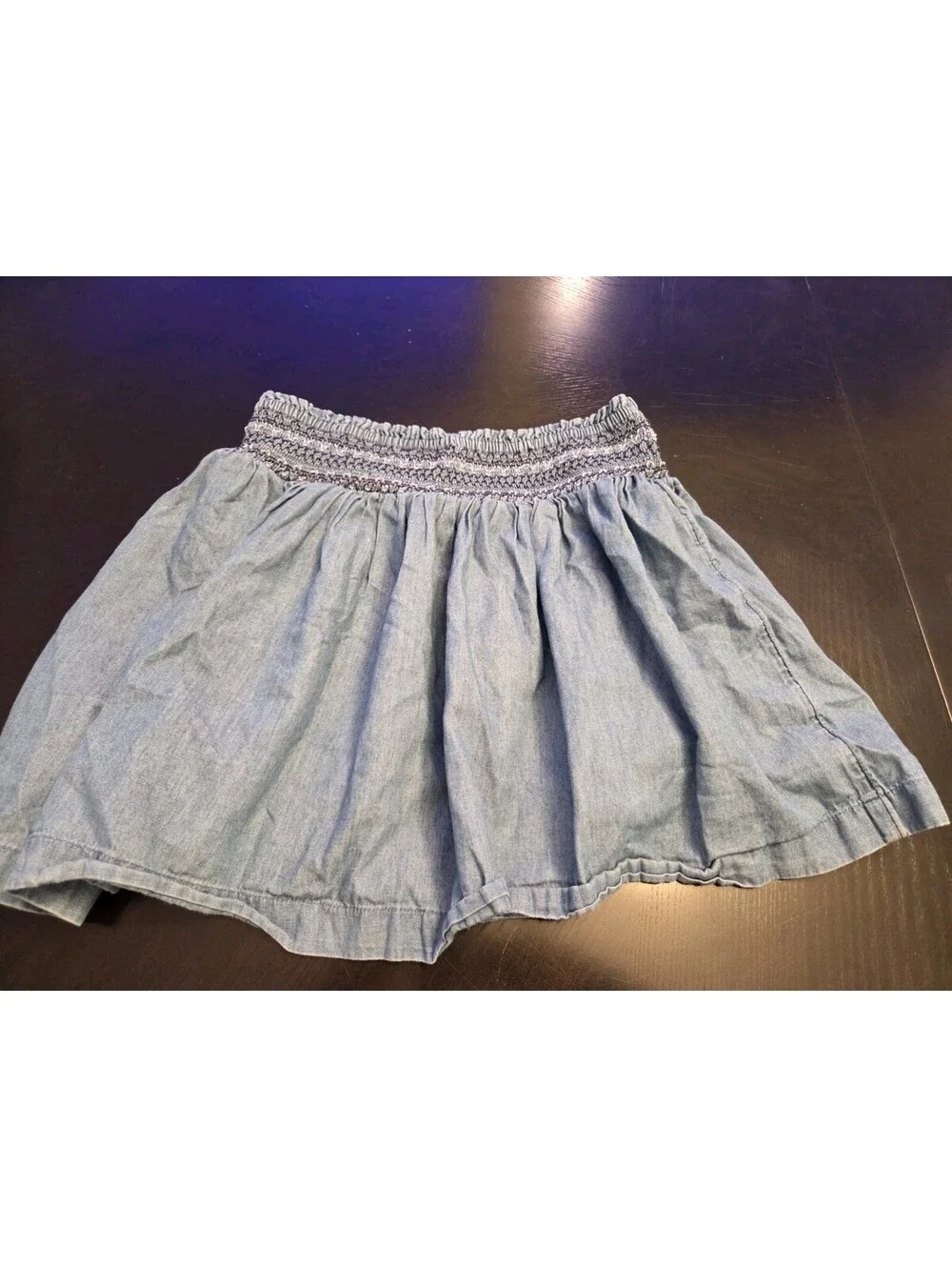 Gap Girls Denim Elastic Waist Skirt. Size 14-16 XXL
